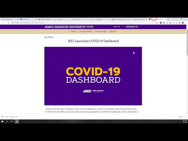 Lab 13 Visualize #Covid19 Data in #Python