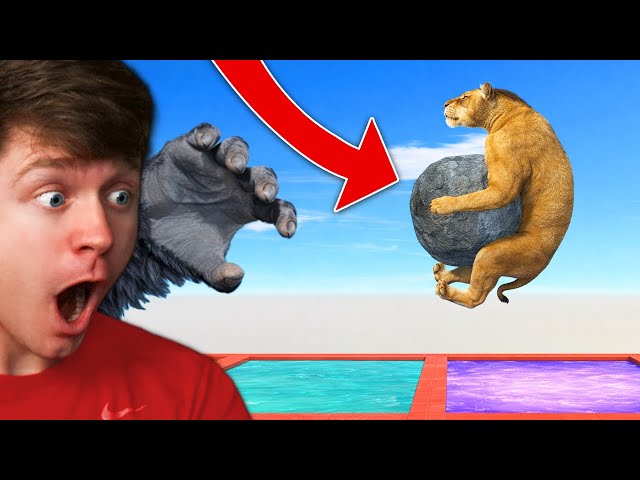DINOSAURS vs GIANT STONE TRAP in ARBS!? (Reaction)