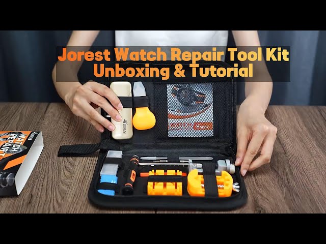 Jorest Watch Repair Tool Kit Unboxing & In-Depth Tutorial