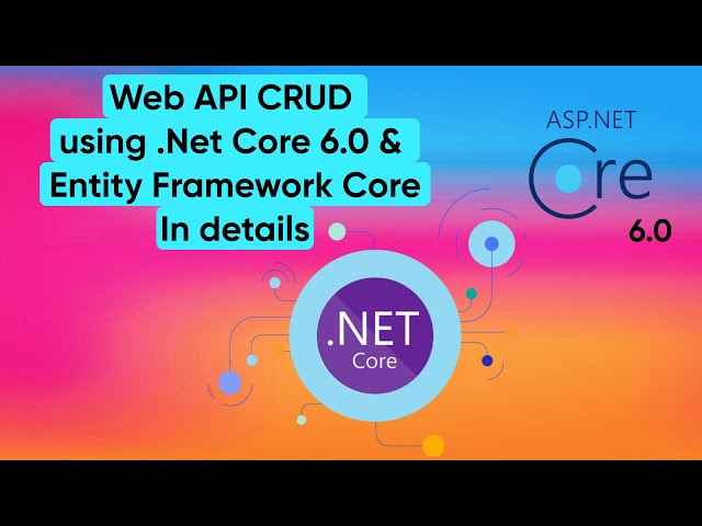 Web API Crud with  DotNet Core 6 0
