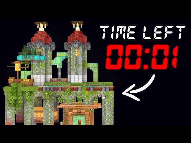 Minecraft Build Swap, But I Only Get 7 Minutes