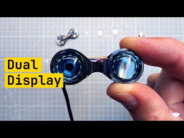 Your robot needs eyes 👀- Double Display Module from Waveshare with ESP32