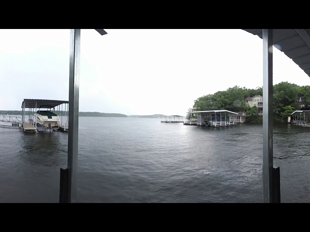 Raining at the Boat Dock (360 view)
