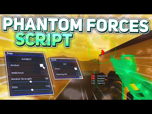 Roblox PHANTOM FORCES Script GUI Hack! [AIMBOT, PLAYER ESP, RAINBOW GUNS & MORE]