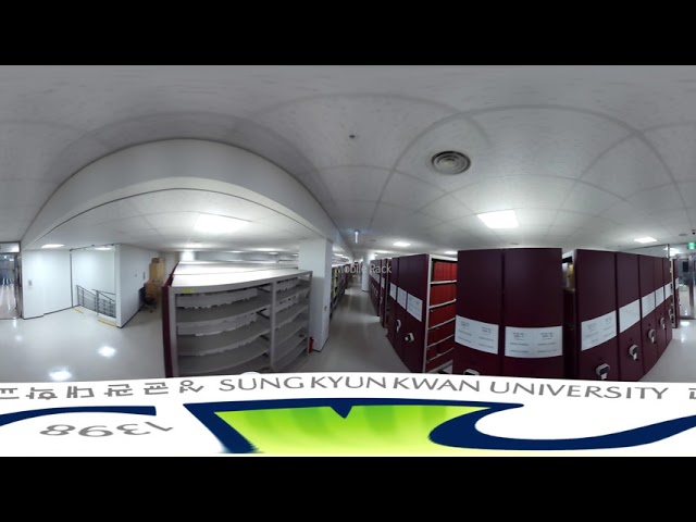 Virtual Tour : B1 Closed Stack of Samsung Library, Sungkyunkwan Univ. in Korea.
