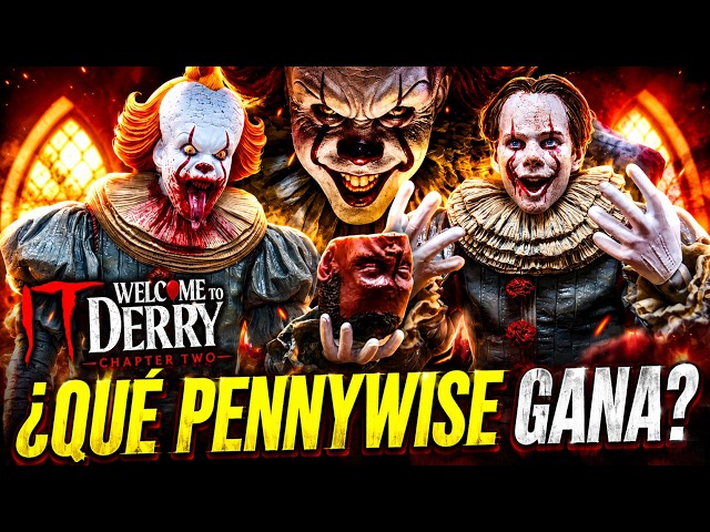 ¿Cuál es MEJOR? 🎈 PENNYWISE It 2 Vs. PENNYWISE Welcome To Derry | Unboxing y comparativa NECA