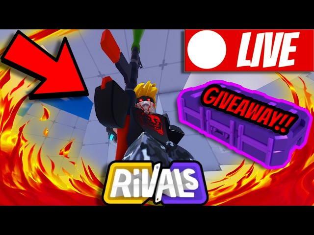 🔴 RIVALS LIVE 🔥 FREE Skin Case Giveaways with Viewers!
