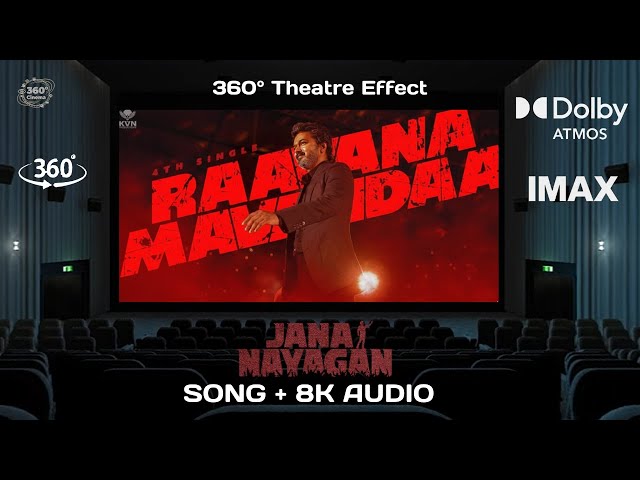 Raavana Mavandaa Reaction | 360° Cinema| Jana Nayagan Song | Thalapathy Vijay | 8D Audio | IMAX