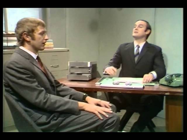 Monty Python Silly Job Interview Sketch
