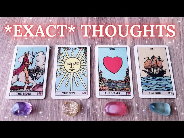 *EXACT* THOUGHTS & FEELINGS ❤️ Pick A Card ❤️ Love Tarot Reading Twin Flame Soulmates