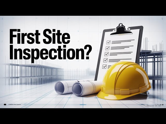 Site Inspection for Beginners | Step-by-Step Guide for Civil & Structural Engineers