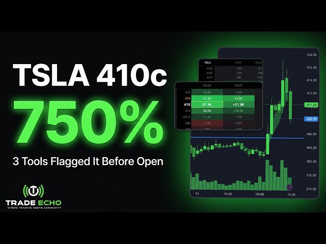 How I Used 3 Trade Echo Tools To Flag The TSLA 750% Trade Before Market Open