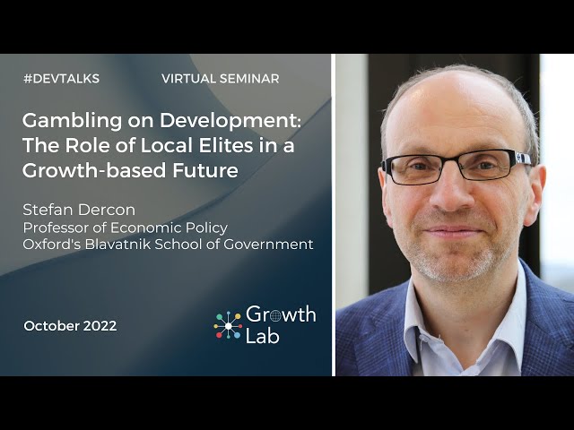 Gambling on Development: The Role of Local Elites in a Growth-based Future