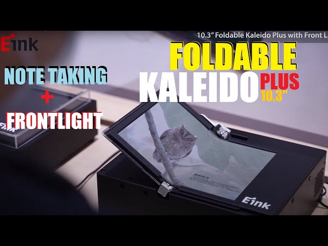 E INK Releases A Foldable COLOR 10.3" e-Note