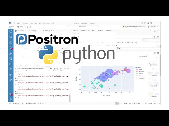 Positron First Look - Data Science IDE Evaluated with Python Plotly