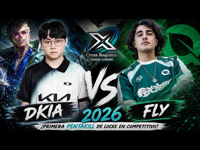 The first competitive Locke! DKIA vs. FlyQuest in the Cross Regional Cup