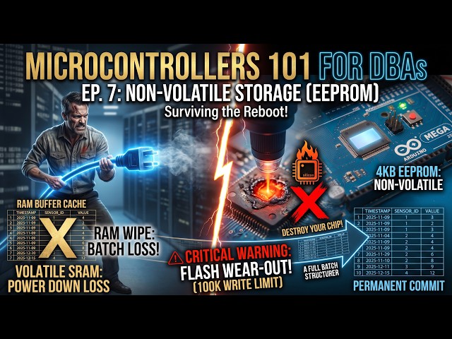 Non-Volatile Storage (EEPROM) | Microcontrollers 101 for DBAs (Ep. 7)