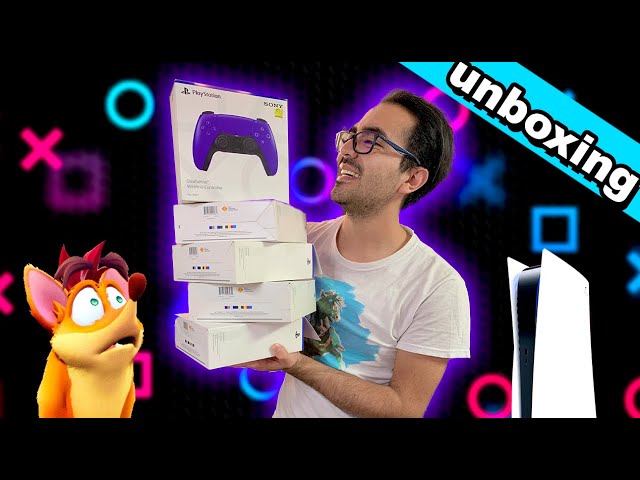 Mega UNBOXING Controles DUALSENSE PS5 Blanco | Negro | Rojo | Morado | Rosa ¿ Cuál Es El Mejor? JxR