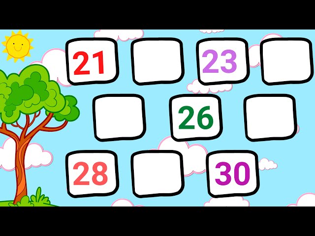 Write the Missing Number | class 1 maths worksheet | toppo kids