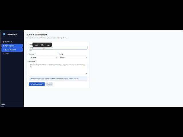 🛡️ Build a MERN Stack Online Complaint Management System (ComplaintHub) 🛡️