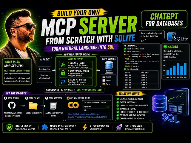 Build MCP Server from Scratch | Google Colab + SQLite + AI