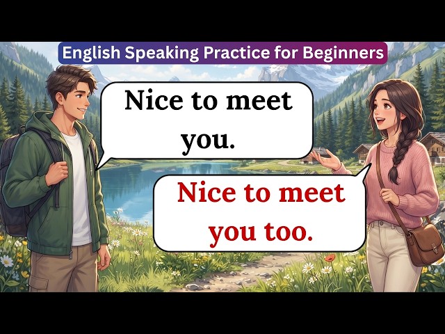 ✅ English Speaking Practice for Beginners | Learn English Fast