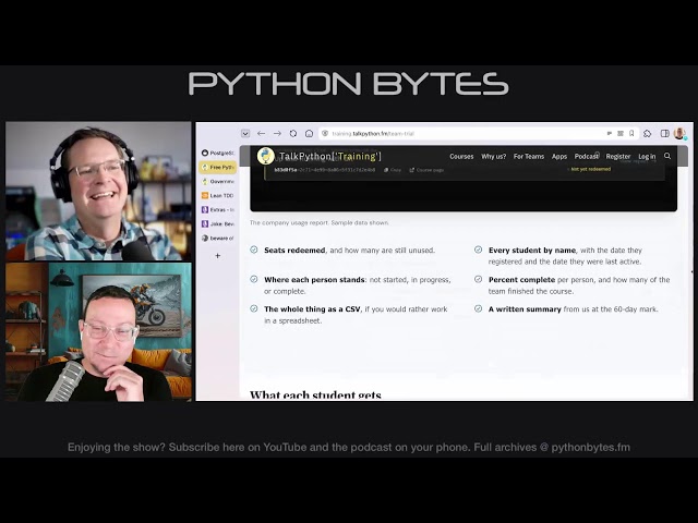 Codeberg Puts Head in Sand - Python Bytes Podcast Ep. 492