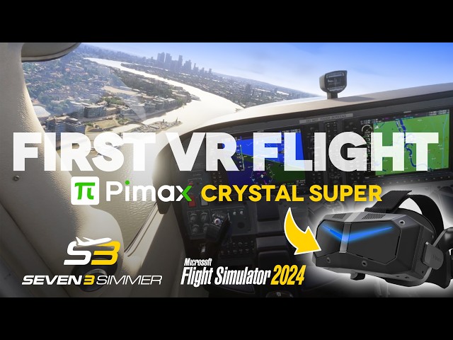 MY FIRST VR EXPERIENCE | Pimax Crystal Super  #microsoftflightsimulator #msfs2024 #msfs