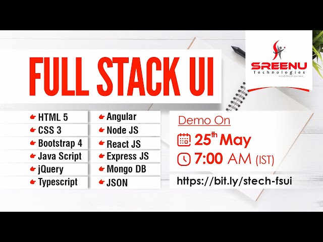 Full Stack UI | By Mr. Ranjan