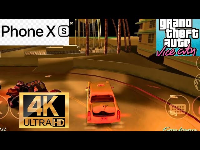 GTA Vice City iPhone XS Gameplay | 3 Mins Night Riding 🌃