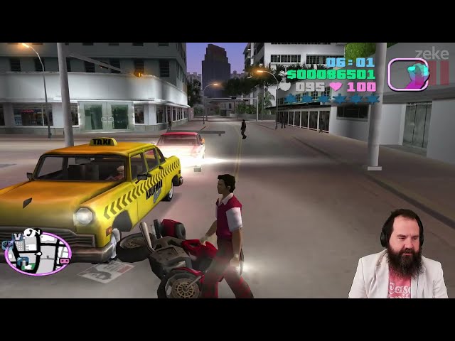 Grand Theft Auto: Vice City (2002) Day 3 - The 8th Annual CDROMathon (partially muted)