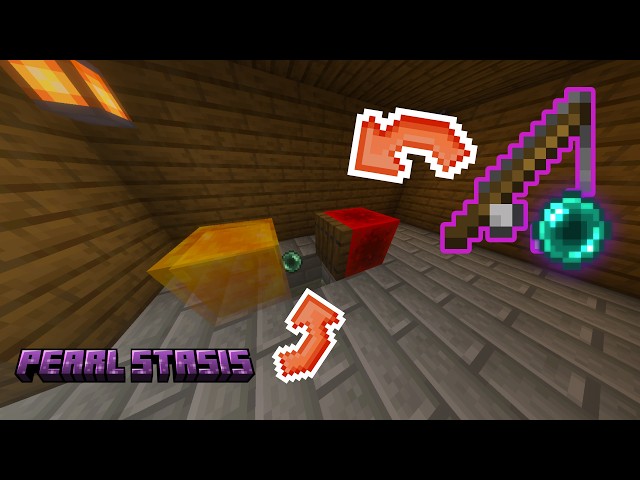 How to make a Pearl Stasis in Minecraft Bedrock Edition | *USING COMMANDS*