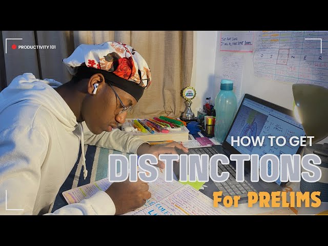 HOW I GOT 7 DISTINCTIONS IN MATRIC: Prelim Advice