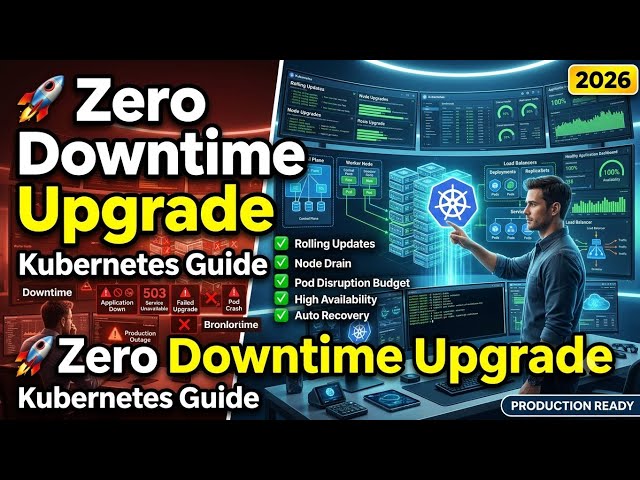 How to upgrade a Kubernetes cluster with zero downtime — Full Guide for DevOps Engineers (2026)