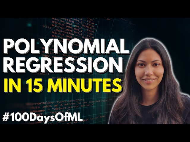 Learn Polynomial Regression In 15 Minutes!