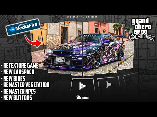 SAADOX 2.0 REMASTERED GRAPHICS MODPACK - GTA SA ANDROID | NEX ARC