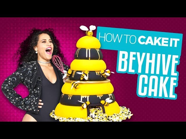 A Beehive Cake for the Beyhive! Delicious cake for Queen B! | Yolanda Gampp | How To Cake It