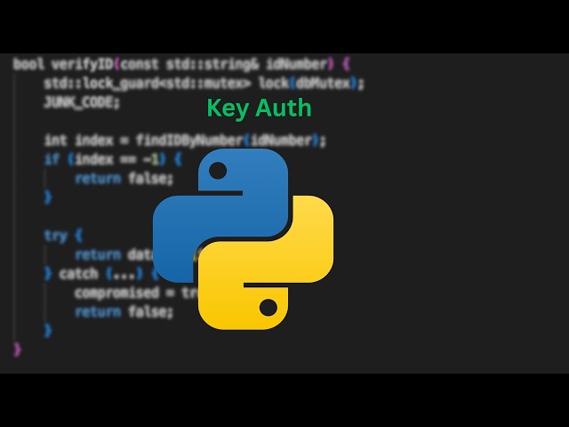 How to code a simple key system in PYTHON!