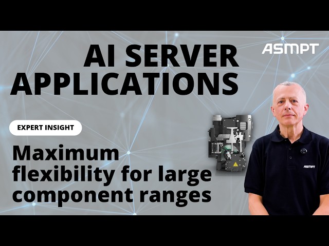 AI Server Applications – Maximum flexibility for large component ranges