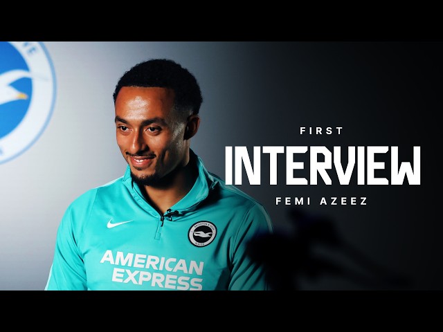 Femi Azeez's first Albion interview | First interview