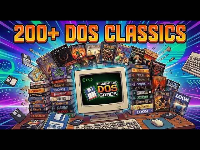 Every Essential DOS Game Ever (Year-by-Year Mega Compilation)