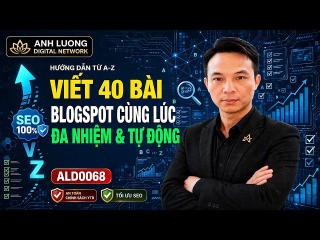 How I Write 40 Blogspot Posts at Once for 40 YouTube Videos | ALD0068