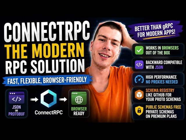 ConnectRPC Fixes gRPC’s Biggest Problems: Browsers, JSON & Protobuf #ConnectRPC #gRPC