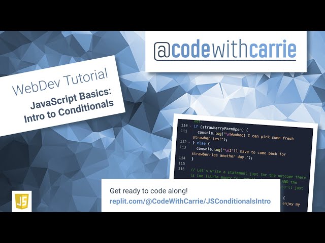 JavaScript Basics: Intro to Conditionals