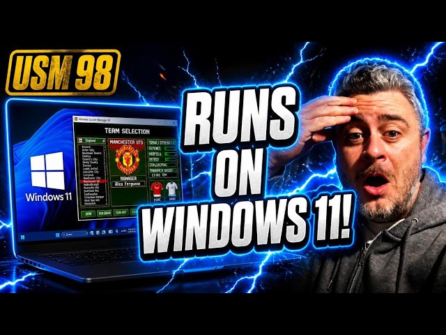 ULTIMATE SOCCER MANAGER 98 Compatibility Problem SOLVED