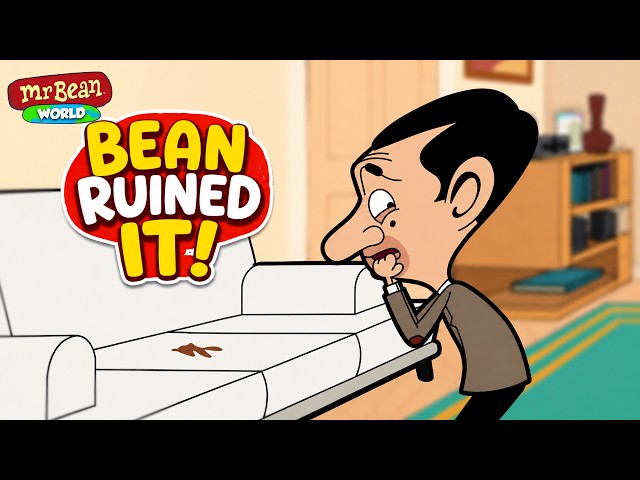 The Sofa Stain | Mr Bean Animated Season 4 Episode 38 | Mr Bean World | FULL EPISODE
