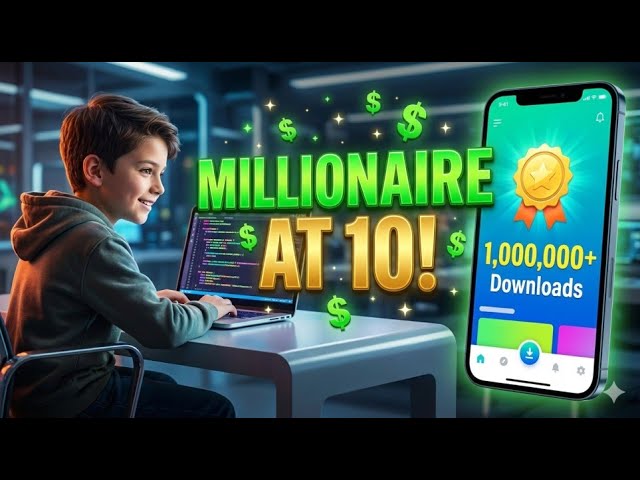 No Tutors. No Money. Just YouTube: The 10-Year-Old App Millionaire.