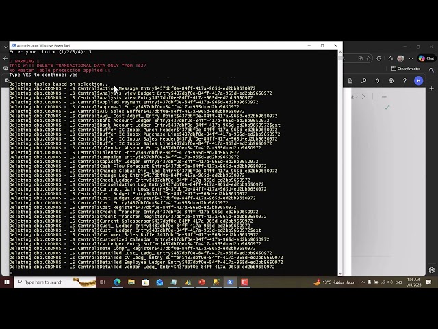 Dynamics 365 LS Central NAV Power Manager v3.0.0. Transactional Data Cleanup