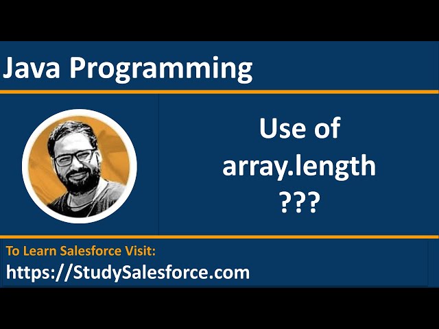27 Java | length attribute of array in java | by Sanjay Gupta