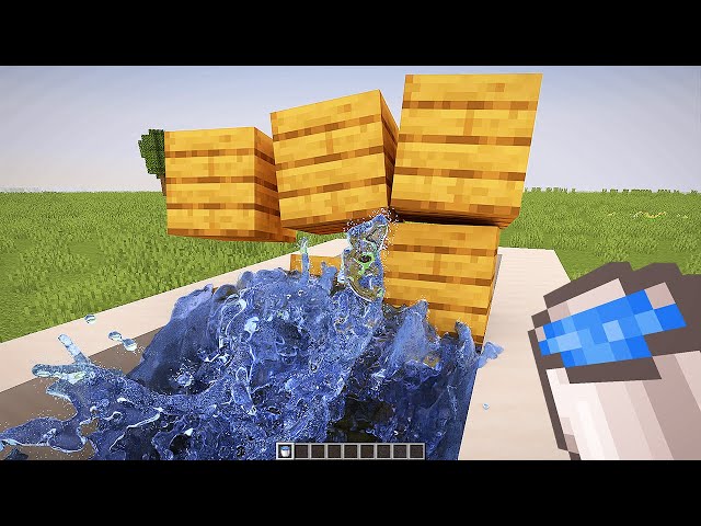 Realistic Water Physics in Minecraft